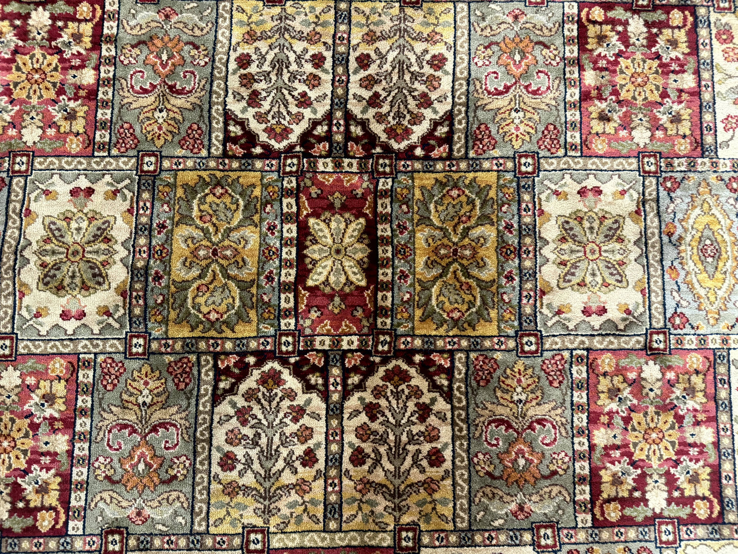Karastan Bakhtiyari Rug 8.8 x 10, Antique Legends Karastan Wool Carpet #2200-202, Multicolor Panel - Nuvé