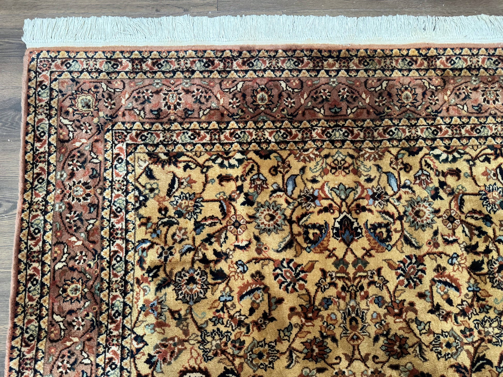 Indo Persian Rug 5x8, Light Tan/Camel, Allover Design - Nuvé