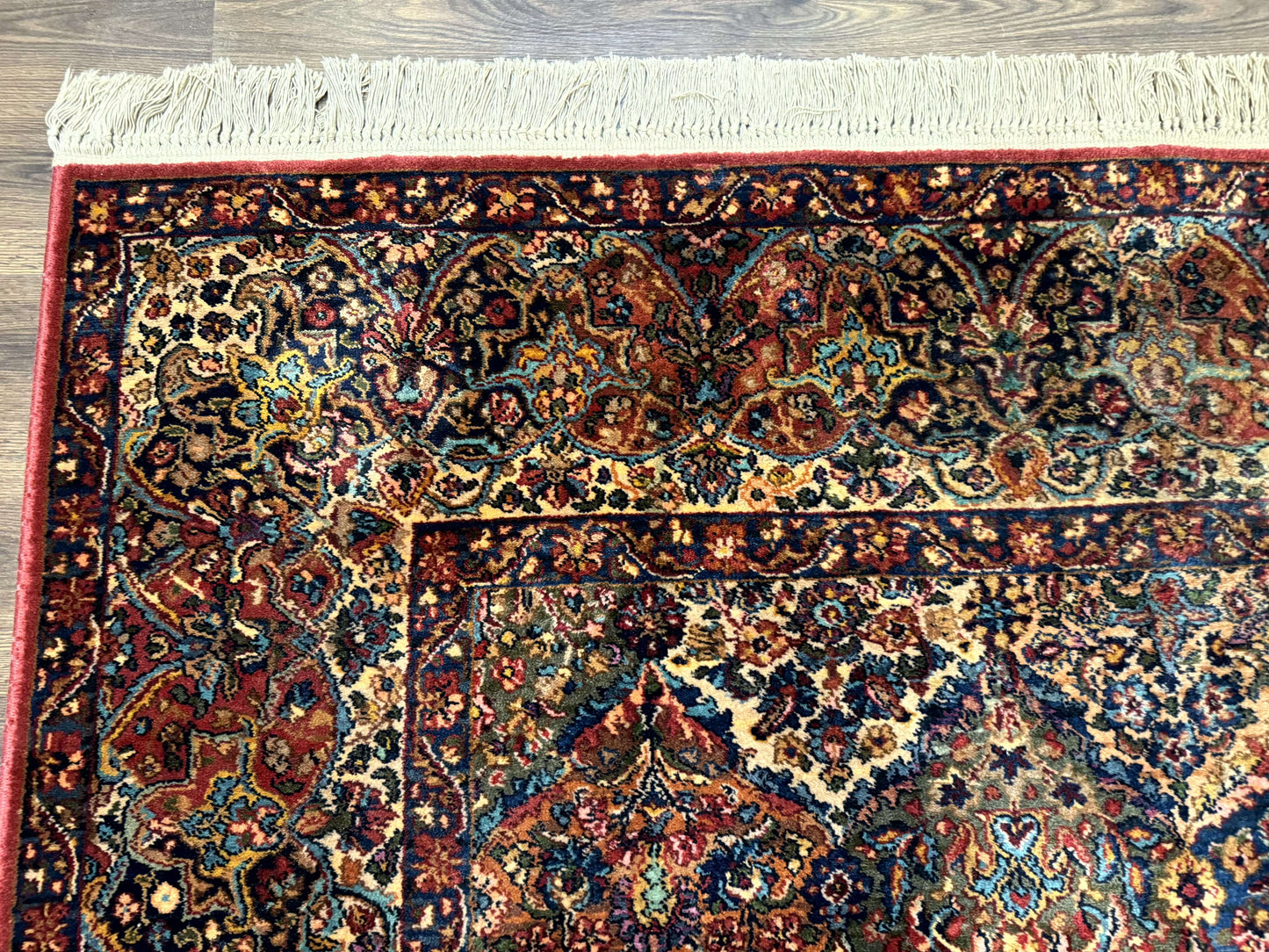 Karastan Rug 8.8 x 10.6, Multicolor Panel Kirman Rug #717, Wool - Nuvé