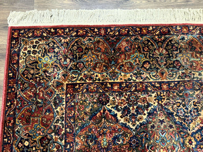Karastan Rug 8.8 x 10.6, Multicolor Panel Kirman Rug #717, Wool - Nuvé