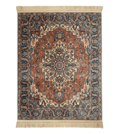 Karastan Rug 4x6, Vintage Karastan #744 Antique Serapi Pattern, Wool Pile, Original 700 Series Karastan Carpet
