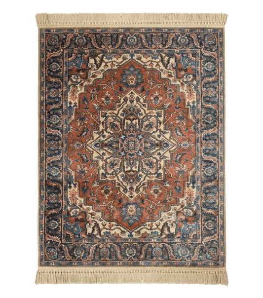 Karastan Rug 4x6, Vintage Karastan #744 Antique Serapi Pattern, Wool Pile, Original 700 Series Karastan Carpet