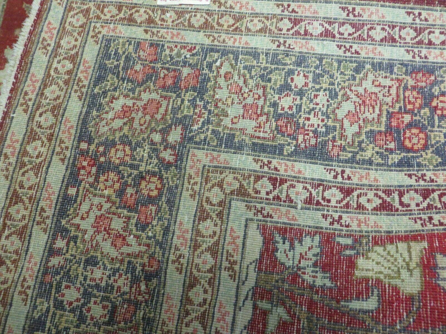 4' X 6' Antique Handmade Turkish Tree Of Life Oriental Wool Rug Birds Red - Nuvé
