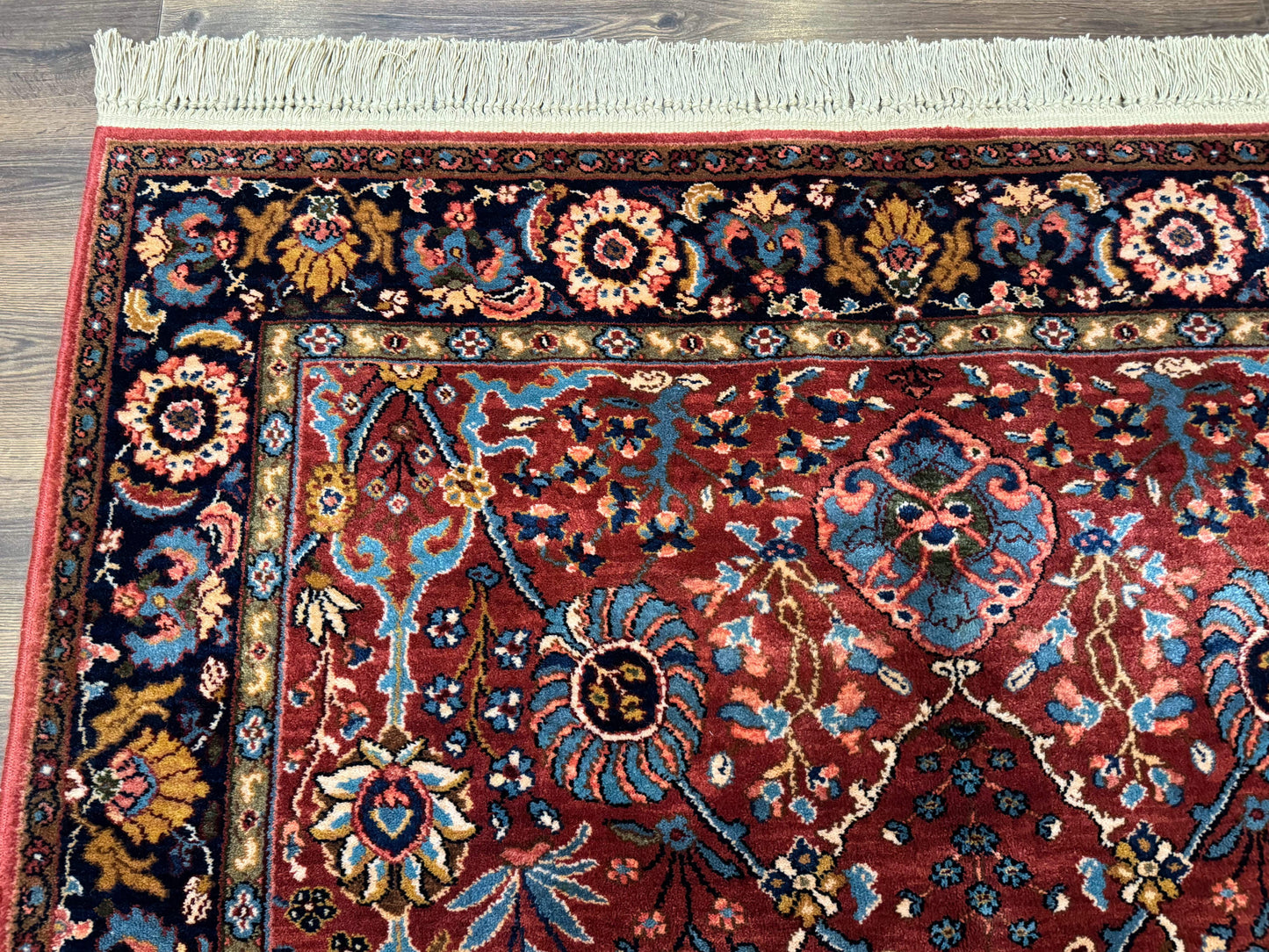 5.9 x 9 Karastan Rug Ispahan #766, Vintage Wool Discontinued Original 700 Series - Nuvé