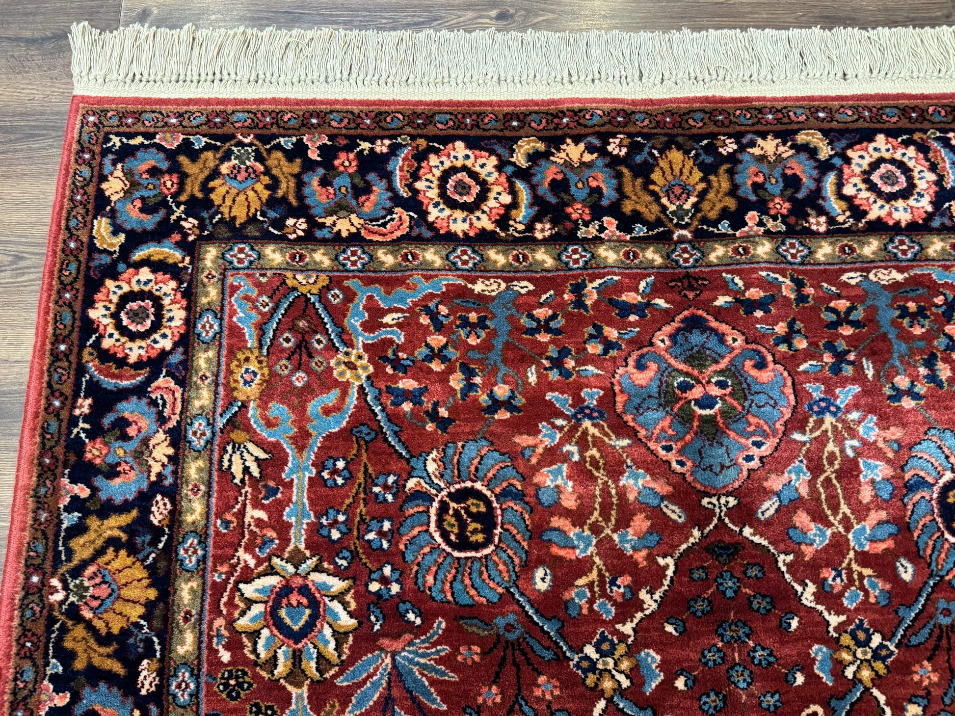 5.9 x 9 Karastan Rug Ispahan #766, Vintage Wool Discontinued Original 700 Series - Nuvé