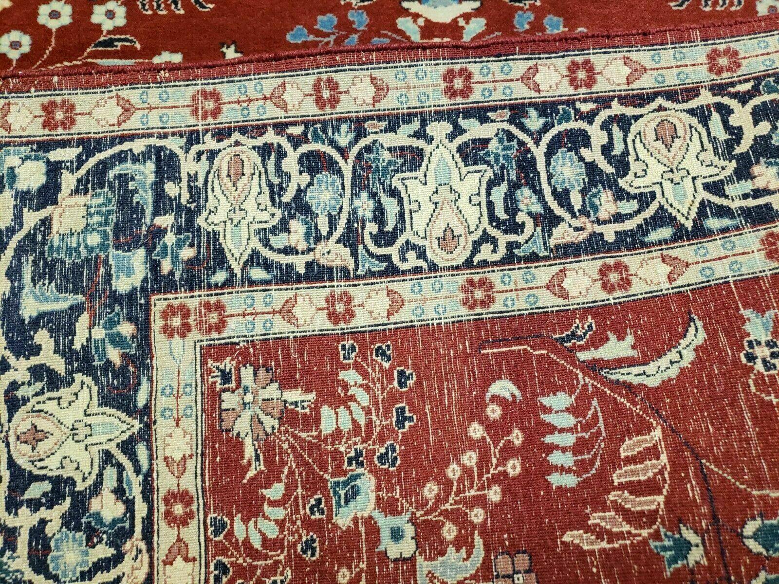 4' X 6' Vintage Handmade Pakistani Rug Highly Detailed Red - Nuvé