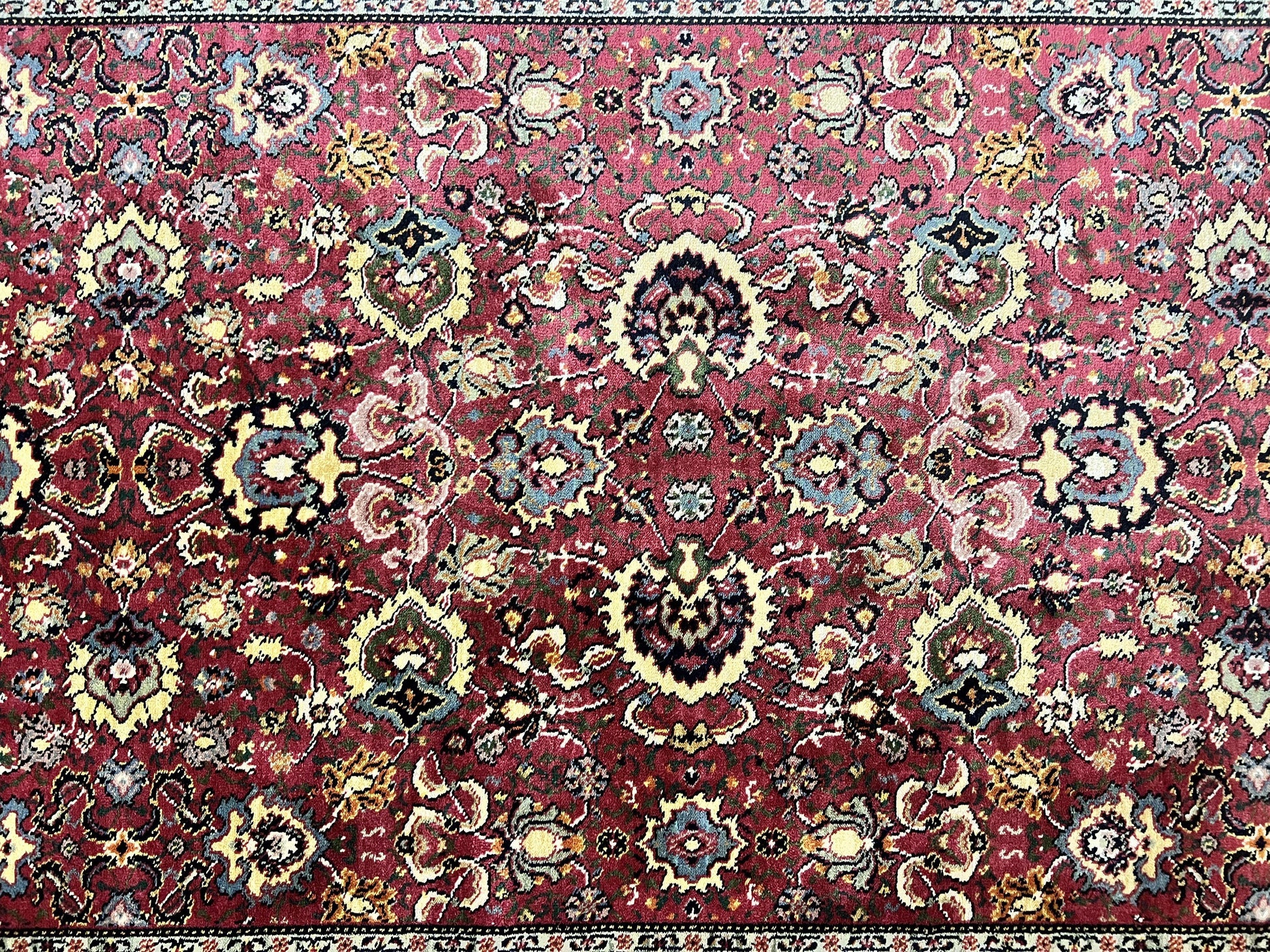 Karastan Rug 6x9, Williamsburg Herati #558, Wool Karastan Carpet, Vintage Karastan Persian Area Rug, Wool Pile - Nuvé