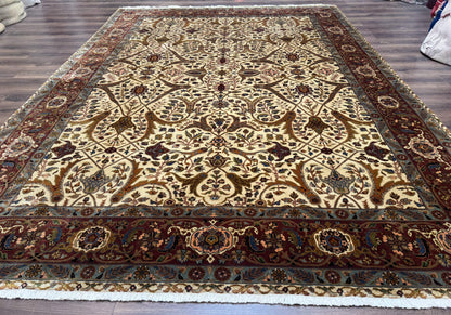 Persian Bidjar Rug 9x12 - Mustafi Allover Pattern - Traditional Carpet - Nuvé