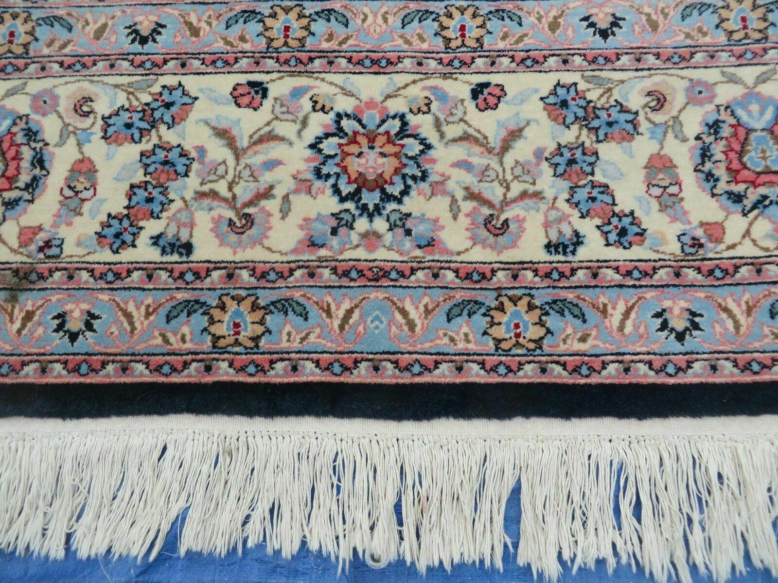 10' X 14' Vintage Handmade India Wool Hand Knotted Carpet Rug Organic Dyes Nice - Nuvé