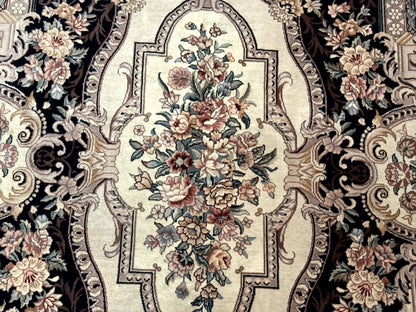 Aubusson Rug 6x9, European Design, Fine 170 KPSI, Elegant Carpet - Nuvé