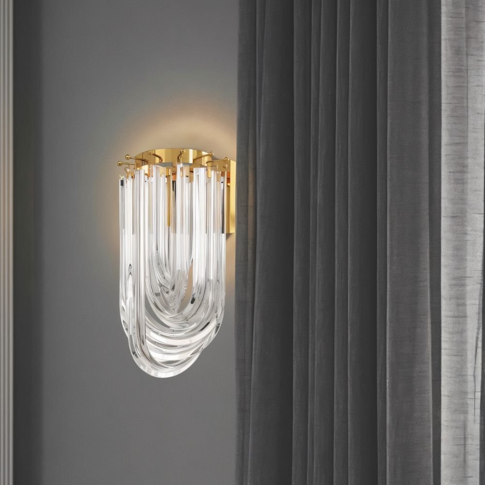 Danica Wall Lamp by Residence Supply featuring a sleek, modern design with a black finish and adjustable arm.