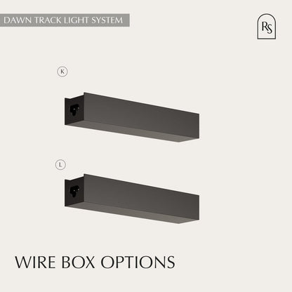Dawn track light system by Residence Supply featuring adjustable spotlights and sleek modern design for home lighting.