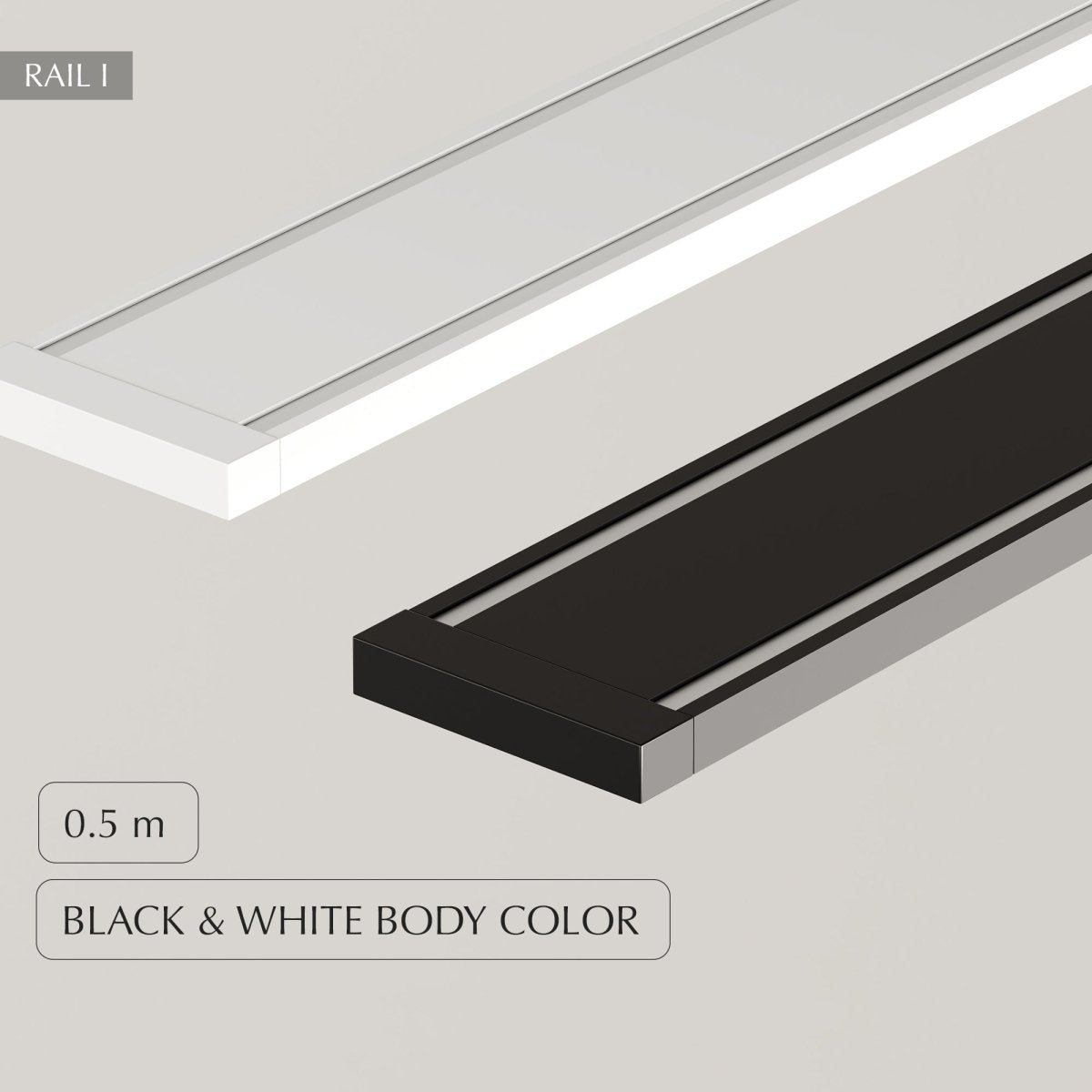 Dawn Track Light System by Residence Supply featuring adjustable spotlights on a sleek track for modern interior lighting.