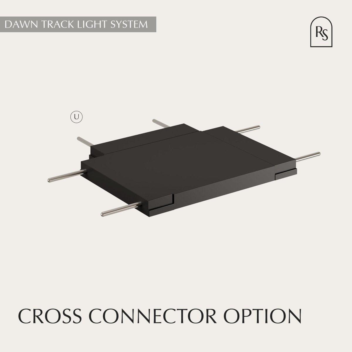 Dawn Track Light System by Residence Supply with adjustable spotlights and modern design for versatile lighting.