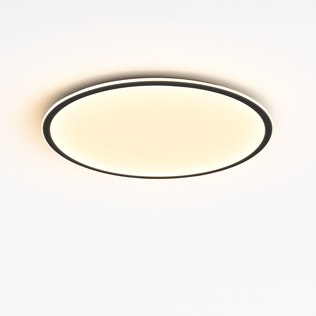 Modern Dayira ceiling light by Residence Supply featuring a sleek, minimalist design with a white finish and ambient lighting.