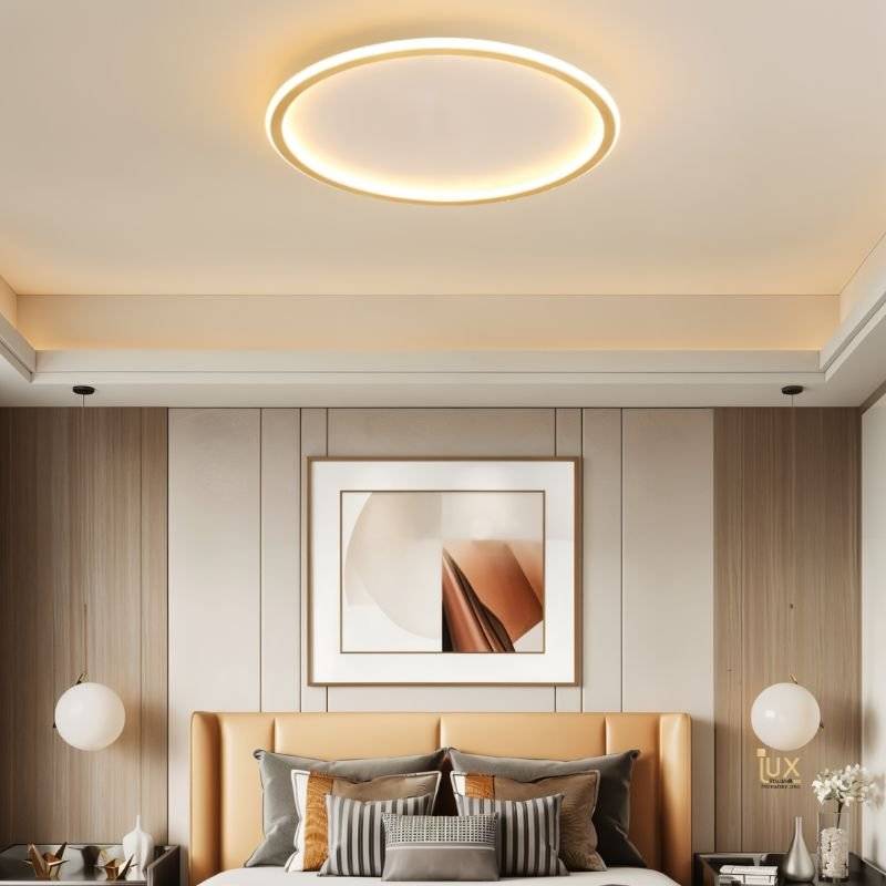 Dayira Ceiling Light by Residence Supply, modern flush mount fixture with sleek design and integrated LED lighting.