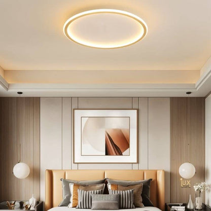 Dayira Ceiling Light by Residence Supply, modern flush mount fixture with sleek design and integrated LED lighting.