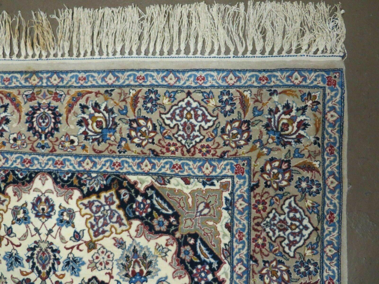 4' X 6' Very Fine Handmade Oriental Wool Silk Accent Rug Hand Knotted Beauty - Nuvé