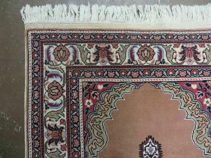 3' X 4' Vintage Handmade Turkish Kayseri Wool Cotton Rug Carpet Camel Hair Nice - Nuvé