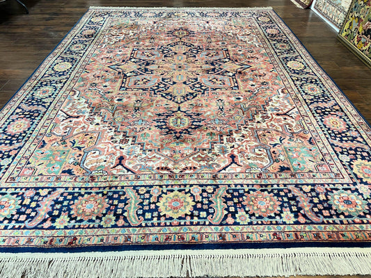Karastan Rug 8.8 x 12, Karastan Heriz #726, Wool Pile Karastan Area Rug, Rare Hard to Find, Original 700 Series - Nuvé