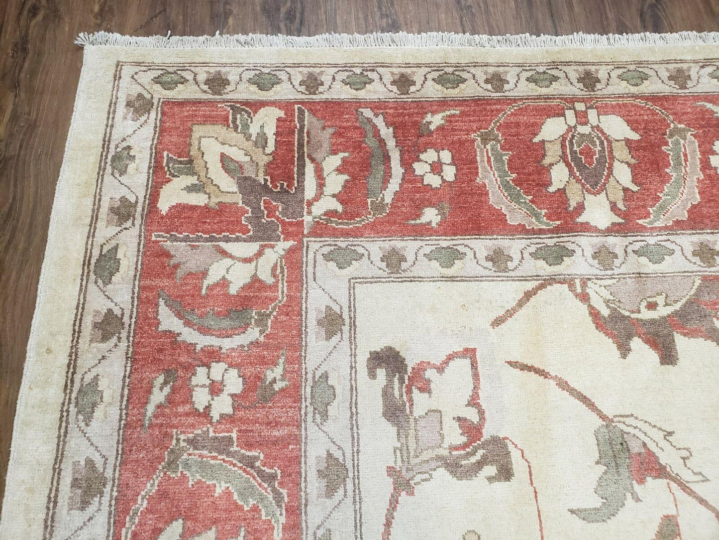 9' X 12' One-Of-A-Kind William Pak Peshawar Hand-knotted Wool Rug Nice - Nuvé