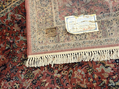 Persian Hunting Design Rug 4.7 x 6.5, Hunting Scene, Red-Orange, Wool, Belgian Power Loomed Carpet - Nuvé