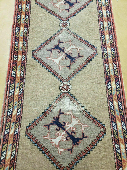 Persian Sarab Runner 2 x 11, Antique Tribal Persian Runner Rug - Nuvé