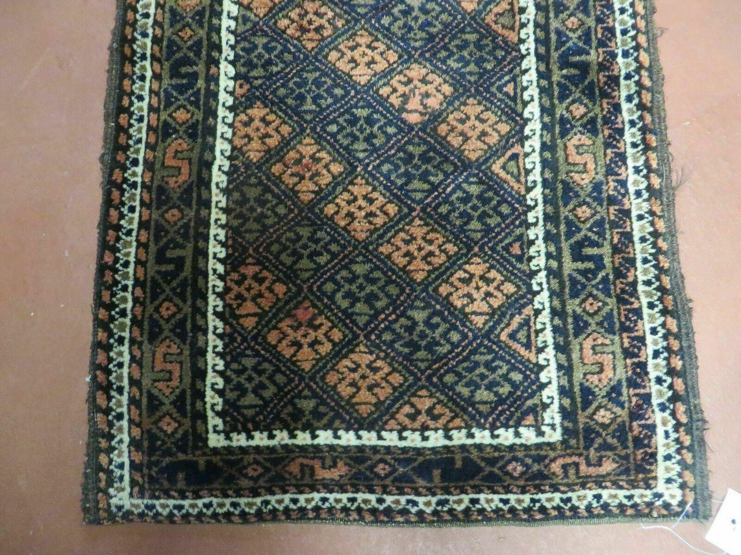 2' X 3' Antique Handmade Pakistani Bokhara Turkoman Balouchi Wool Rug Mat Nice - Nuvé