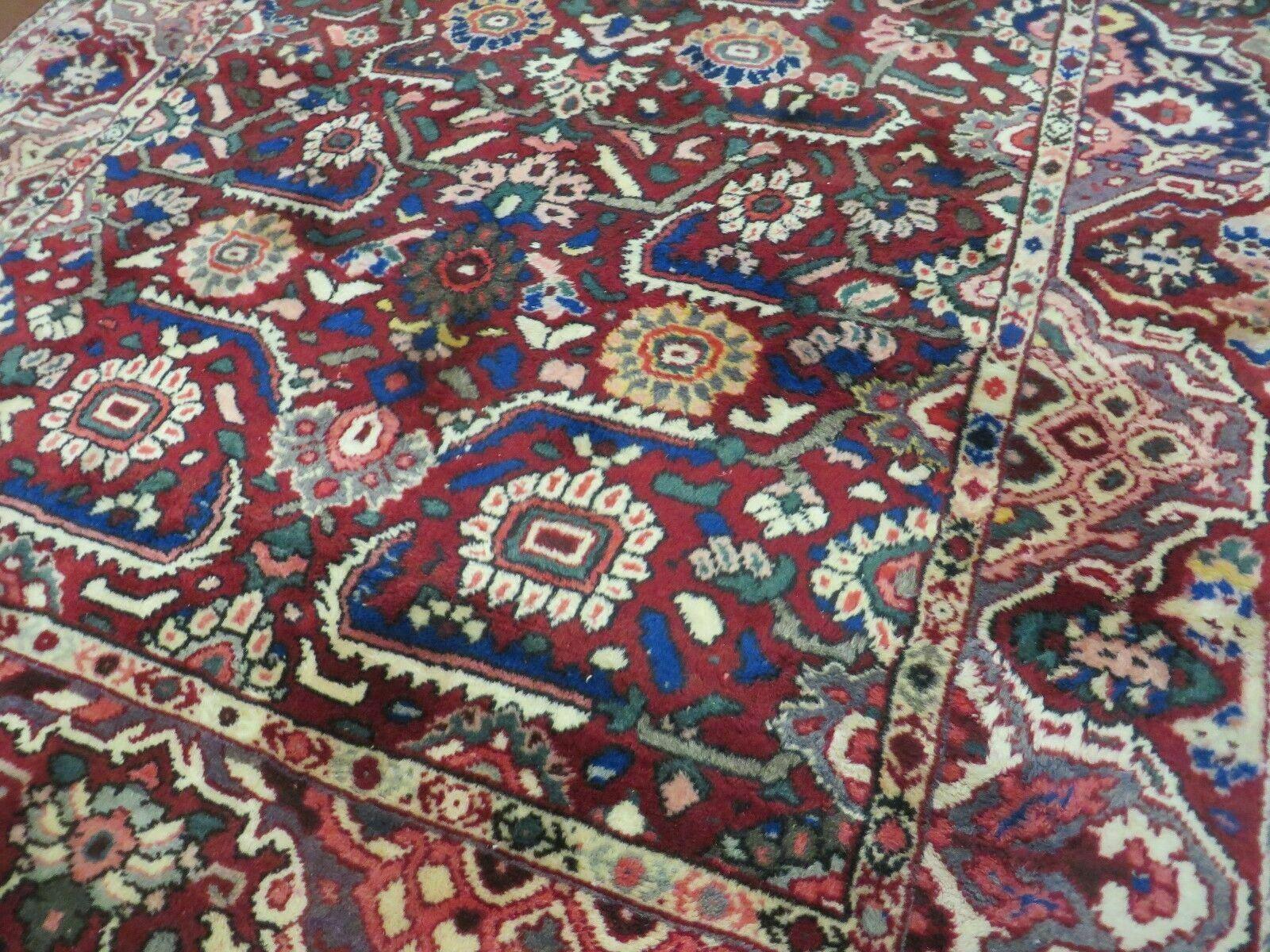 5' X 9' Antique Handmade Turkish Wool Veg Dyes Rug Nice # 107 - Nuvé