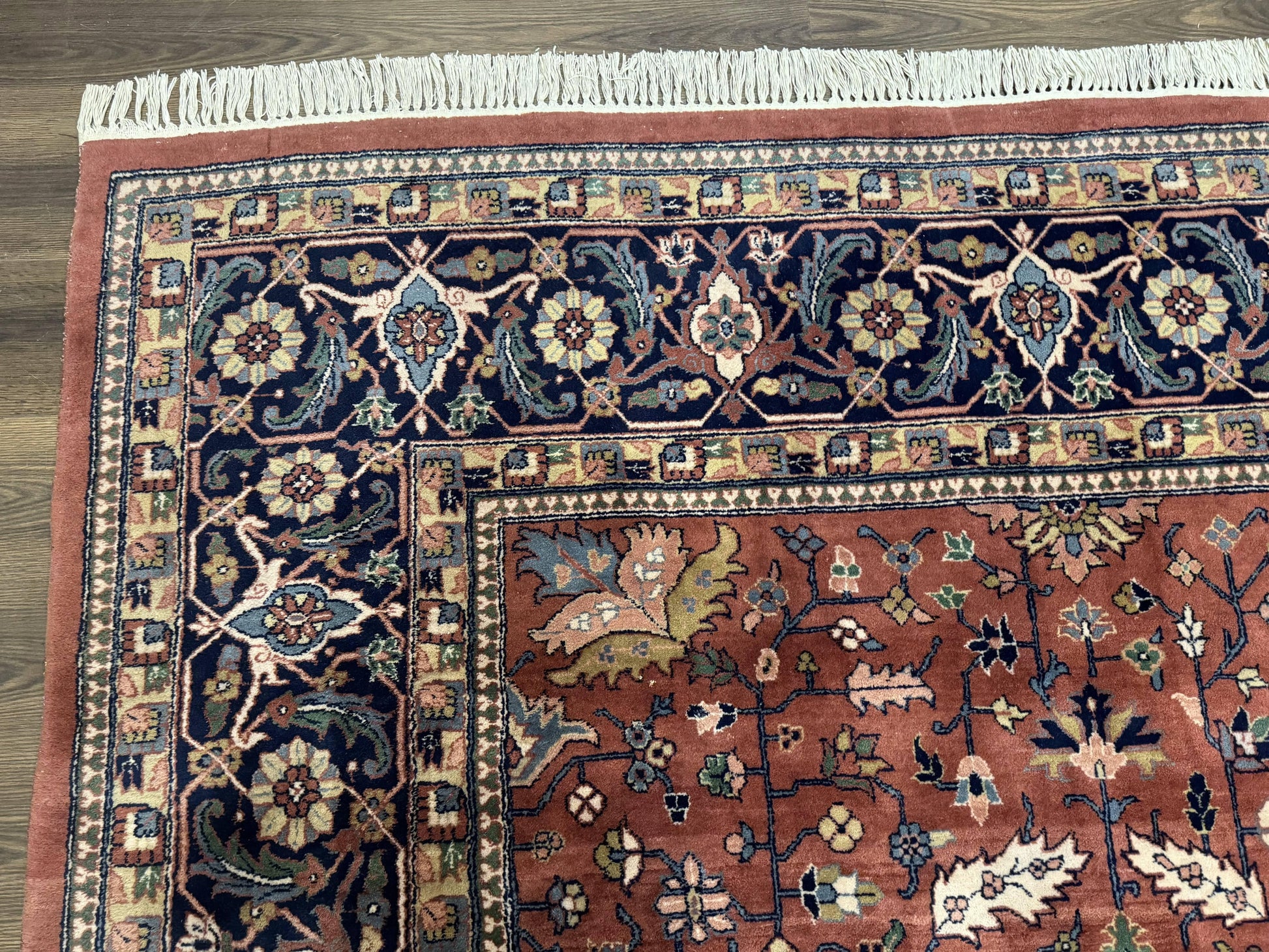 Indo Persian Heriz Rug 10x15, Allover Pattern, Large Wool Handmade Rug - Nuvé