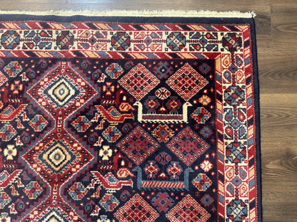 Karastan Rug 5x8, Yuruk Collection #530, Geometric Tribal Wool Pile Vintage Carpet - Nuvé