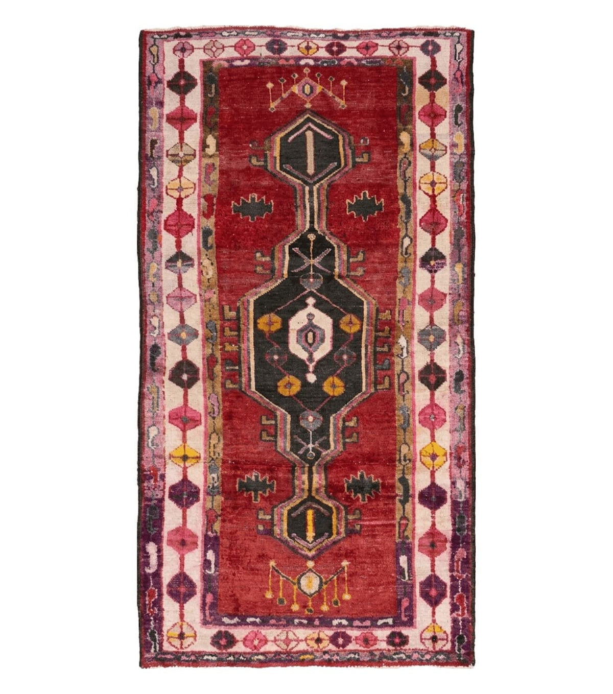 4' X 8' Antique Handmade Turkish Caucasian Kazak Design Wool Rug Veg Dyes Nice