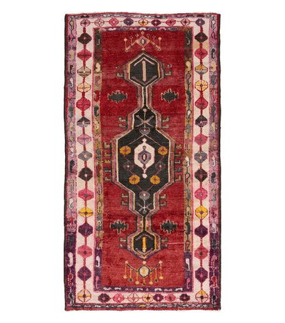 4' X 8' Antique Handmade Turkish Caucasian Kazak Design Wool Rug Veg Dyes Nice