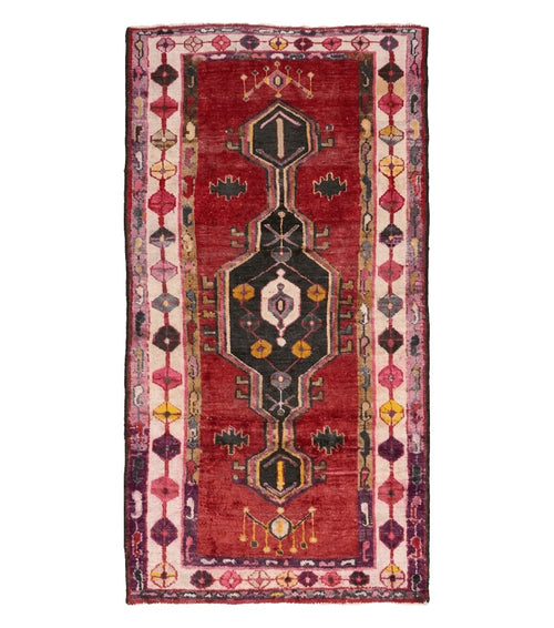 4' X 8' Antique Handmade Turkish Caucasian Kazak Design Wool Rug Veg Dyes Nice