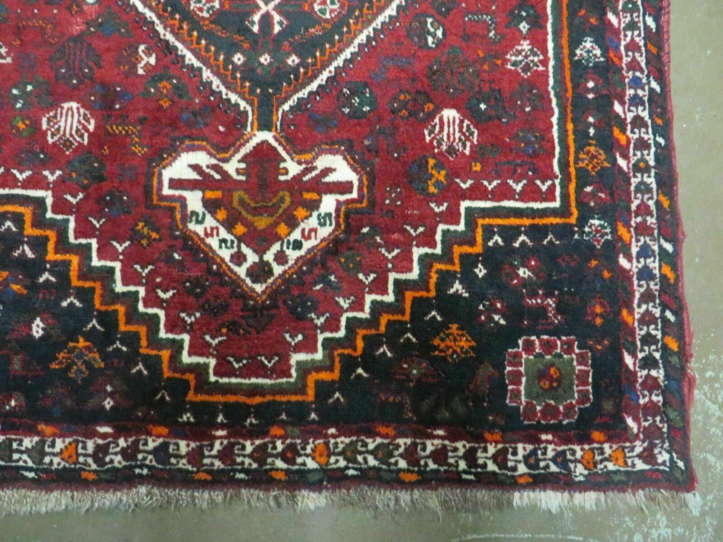 4' X 6' Antique Handmade Turkish Wool Veg Dyes Rug Organic Red Nice M10 - Nuvé