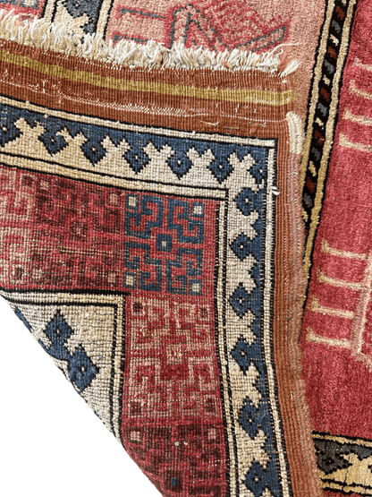 Decorative Silk Afghani Rug mid 20th Century 3’10”X5’10” - Nuvé