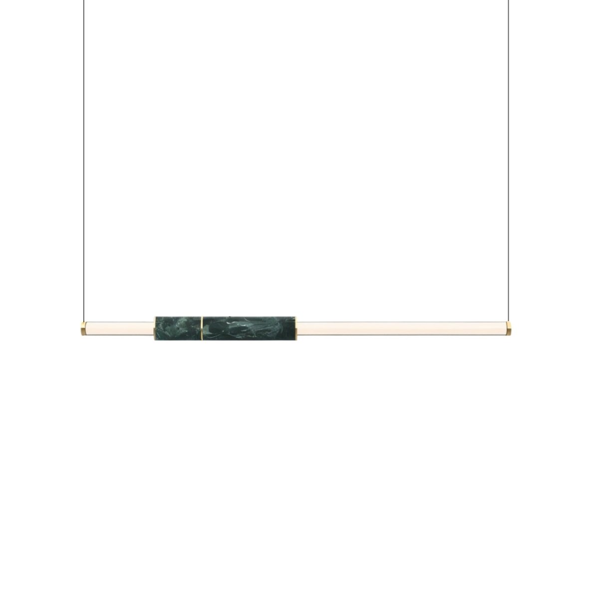 Modern Delia Pendant Light by Residence Supply with sleek linear design hanging from ceiling in contemporary decor.