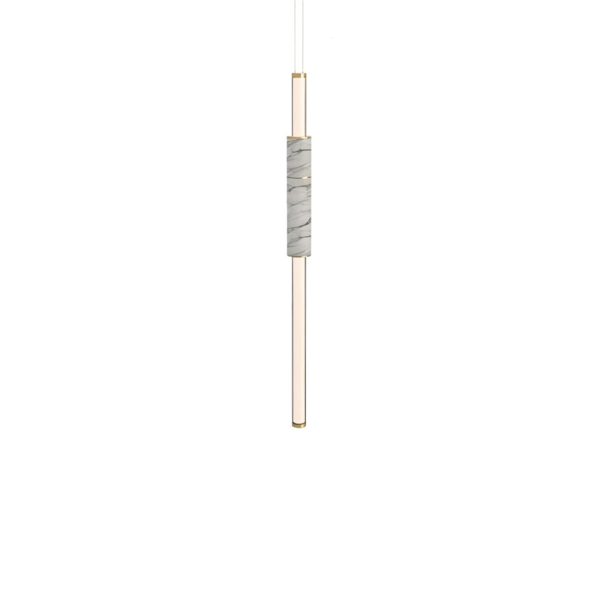 Modern Delia Pendant Light by Residence Supply with a sleek vertical design and contemporary aesthetic.