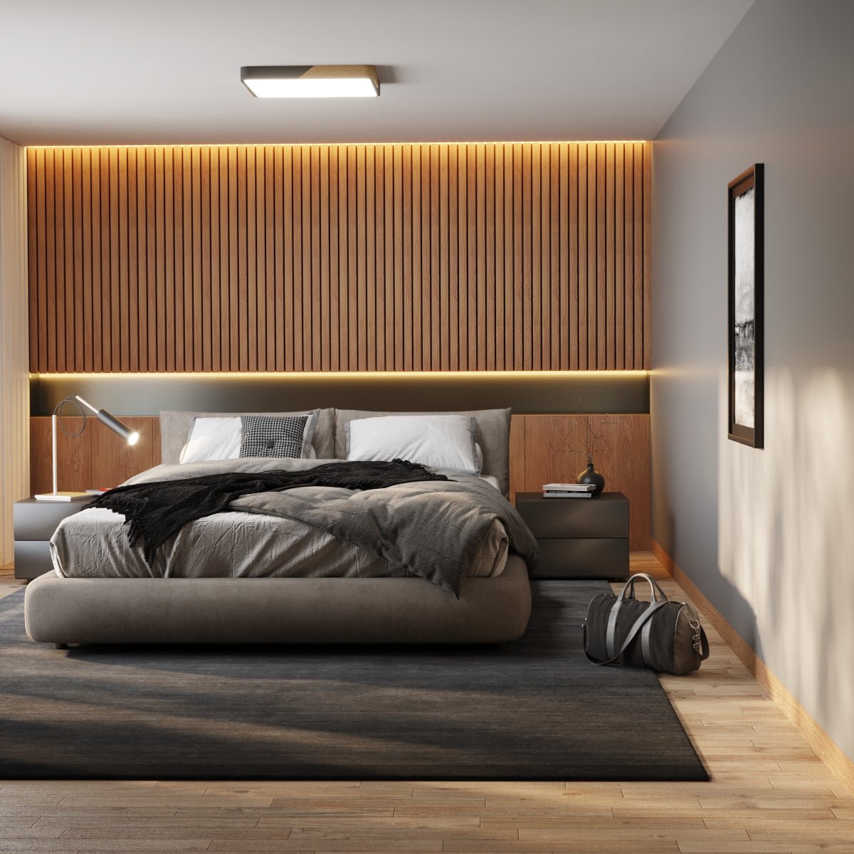 Delphi Ceiling Light by Residence Supply, modern flush-mount fixture with a sleek white finish and diffused glow.