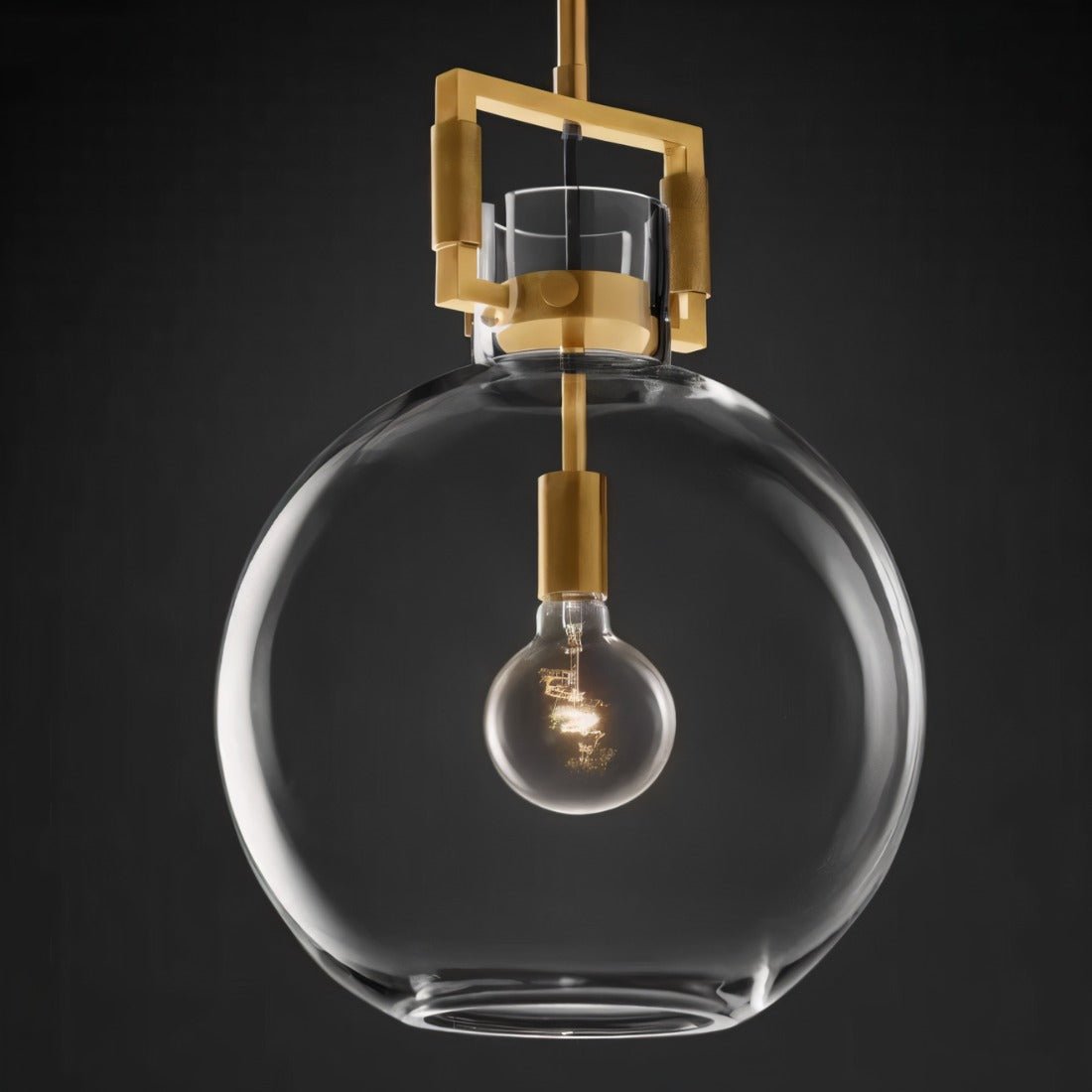 Dennise Pendant Light by Residence Supply, modern hanging light fixture with sleek design and metallic finish, ideal for contemporary interiors.