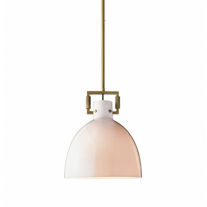 Dennise Pendant Light by Residence Supply hanging from ceiling, featuring a modern design with a sleek metal finish.