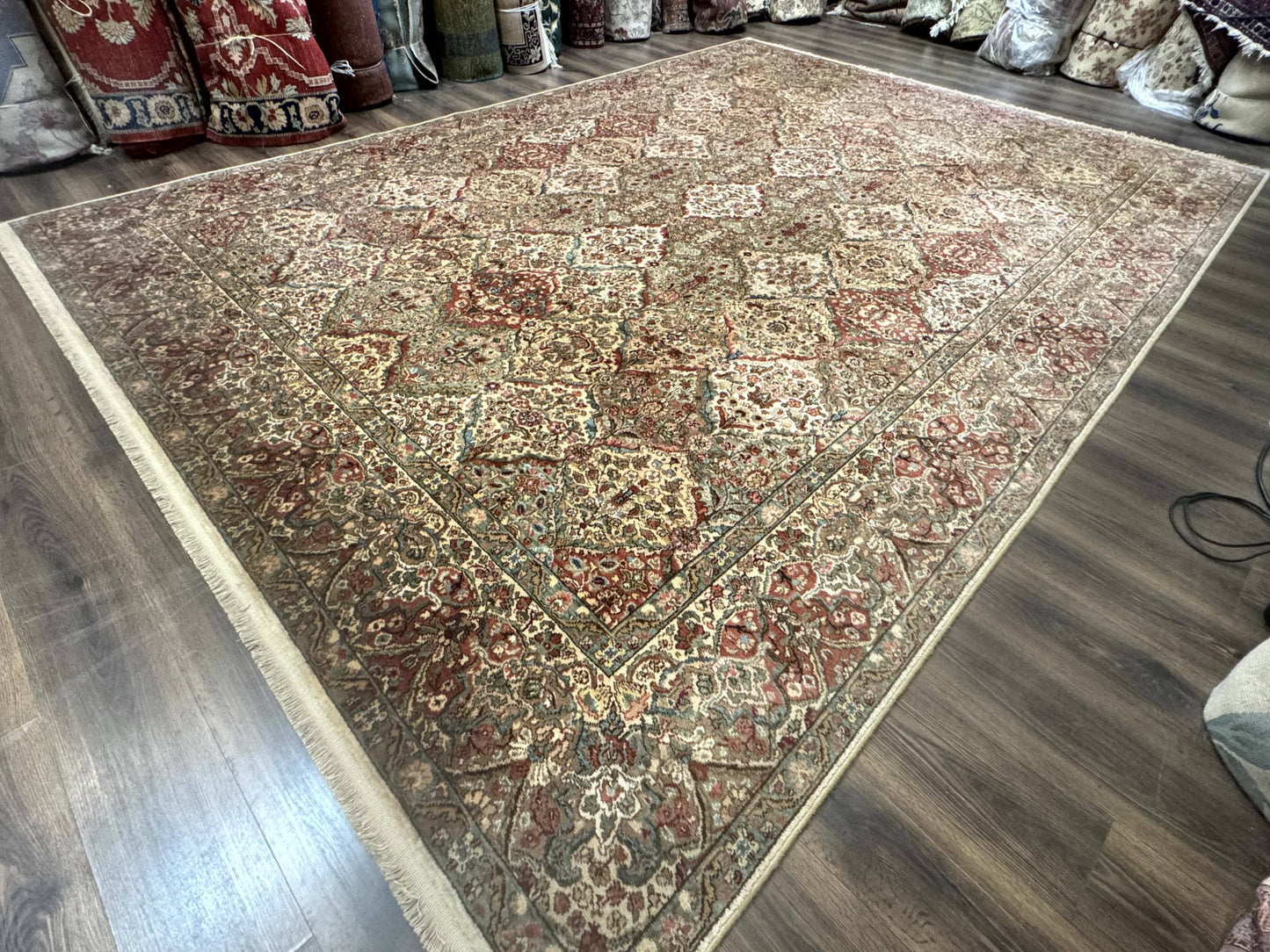10x14 Karastan Empress Kirman Rug #700/719, Vintage Wool Discontinued Karastan - Nuvé
