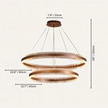 Dingir Round Chandelier - Nuvé