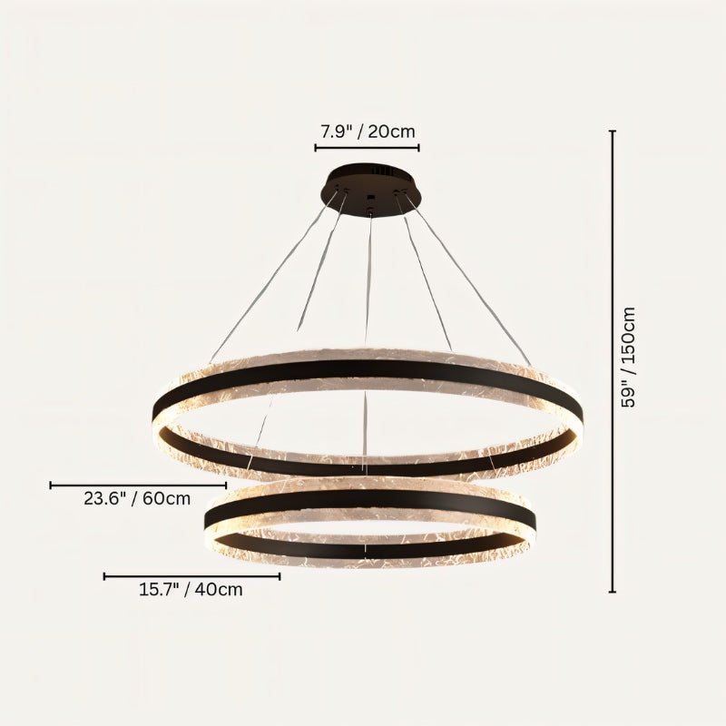 Dingir Round Chandelier - Nuvé