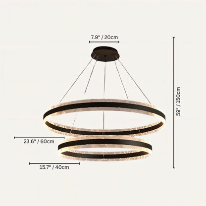 Dingir Round Chandelier - Nuvé