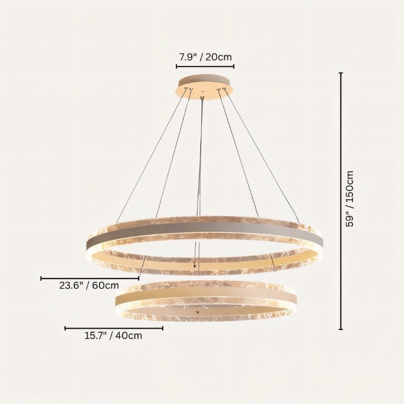 Dingir Round Chandelier - Nuvé