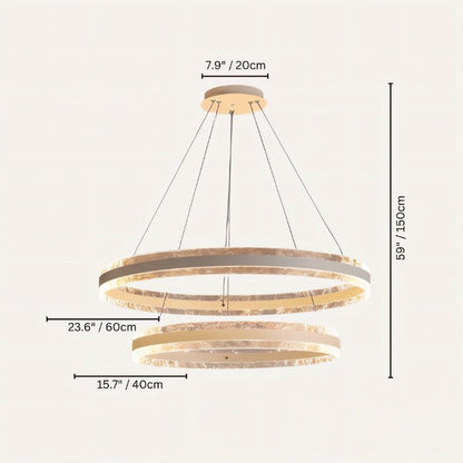Dingir Round Chandelier - Nuvé