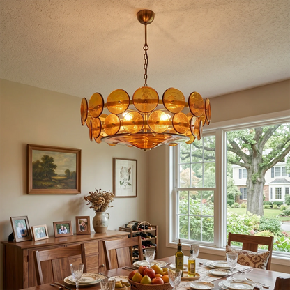 Disc Murano Chandelier