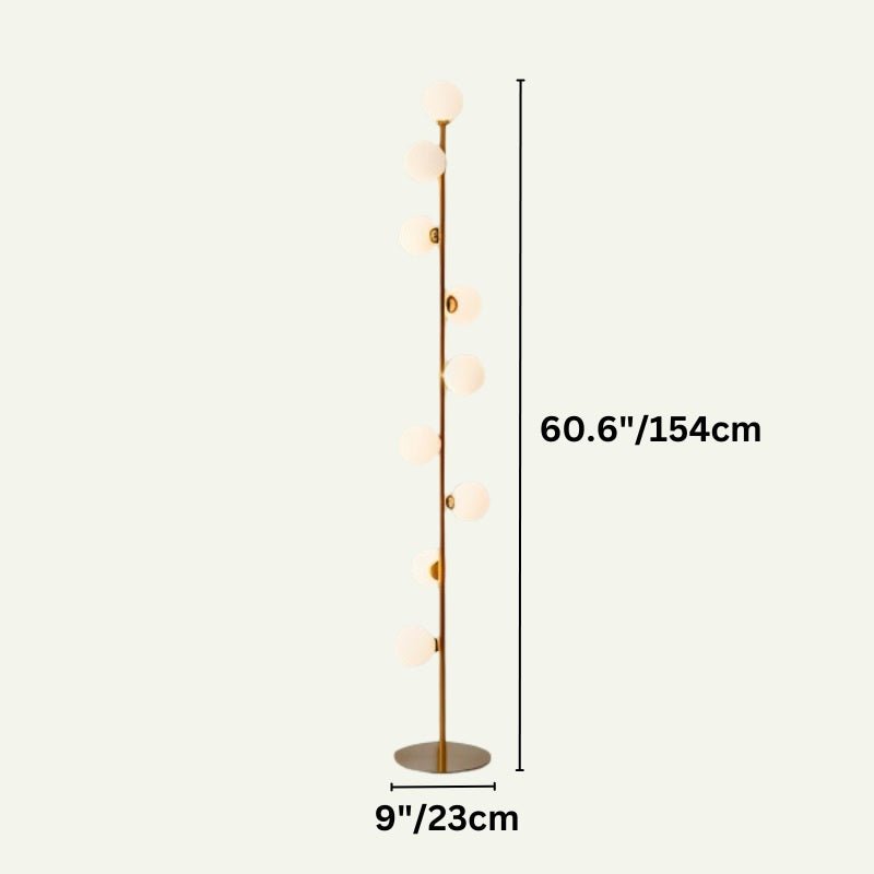 Modern Domena Floor Lamp by Residence Supply with a sleek metal stand and fabric shade, ideal for living room lighting.