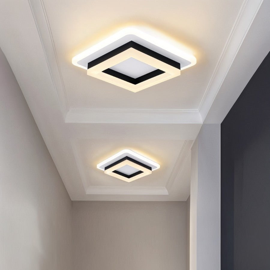 Doveva ceiling light from Residence Supply featuring a modern design with a sleek, white fixture and ambient lighting.
